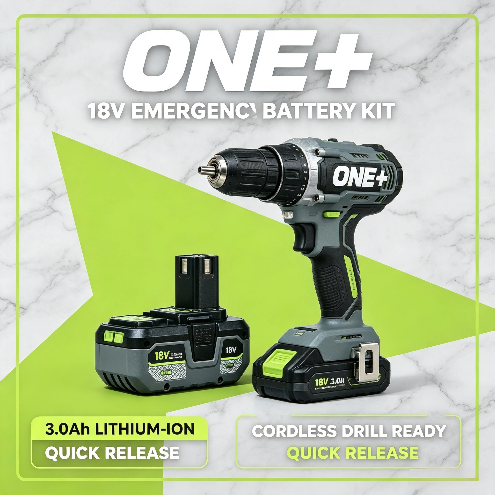 RYOBI ONE+ P135 18V 4Ah Lithium Battery Pocket Size Household Tiny Repair Handheld Cordless Tool Backup Pack