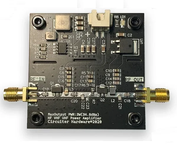 

SBB5089 0.5~800MHz Microwave Power Amplifier VHF UHF RF Power Amplifier 36dBm DC Wide Supply Voltage