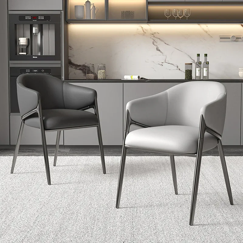 Italian style, light luxury, dining chair, household, dining table, stool, backrest