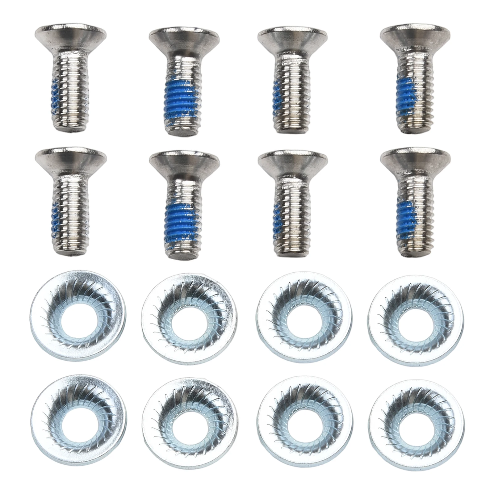 1 Fixing Screws Bolts M6 Replacement Safely Locking Ski Snowboard 16mm Length 8pcs(4 Sets) About 20g 1 Brand New