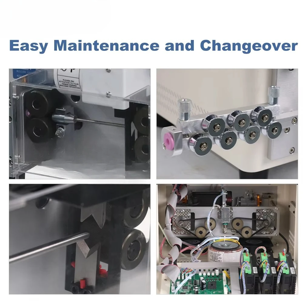 Equipment for Wire Harness Manufacturing EW-03B+Touch Screen Cable Cutting and Stripping Machine Automatic USB Strip