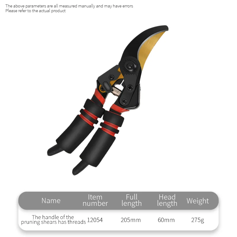 

Bypass Pruner SK5 Steel Professional Labor-Saving Garden Pruning Shears for Fruit Tree Branch with Carry Bag