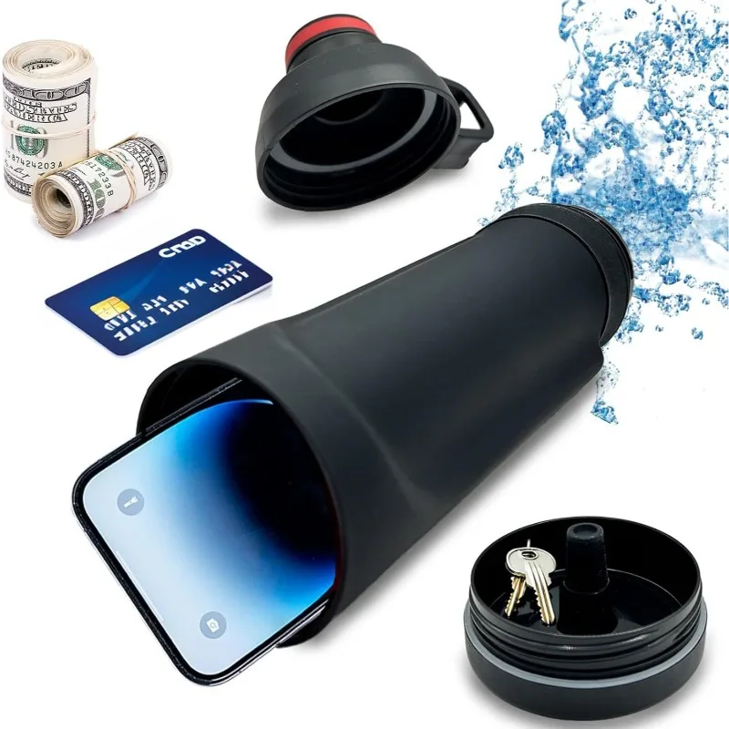 

Outdoor Plastic Water Cup, Hidden Can, Portable Sealed Storage Container, Water Bottle Safety Storage Box, Dual-use