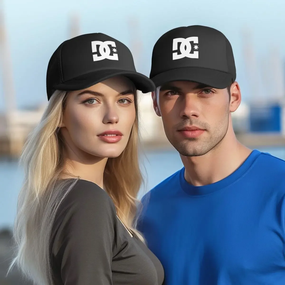 DC Shoe Co شبكة قبعات البيسبول Snapback الأزياء قبعات البيسبول تنفس عارضة Casquette في الهواء الطلق للجنسين