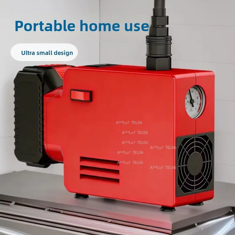 Brush Mini Lithium Air Compressor Portable Small Inflator Pump for Nail Gun Home Use