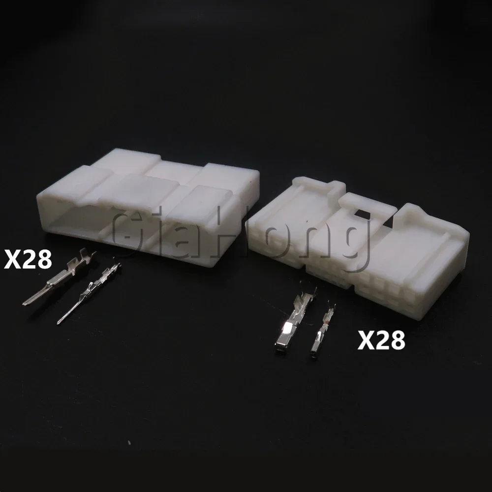 

1 Set 28 Ways AC Assembly Auto Parts Automobile Unsealed Connector Car Low Current Electric Wire Composite Socket