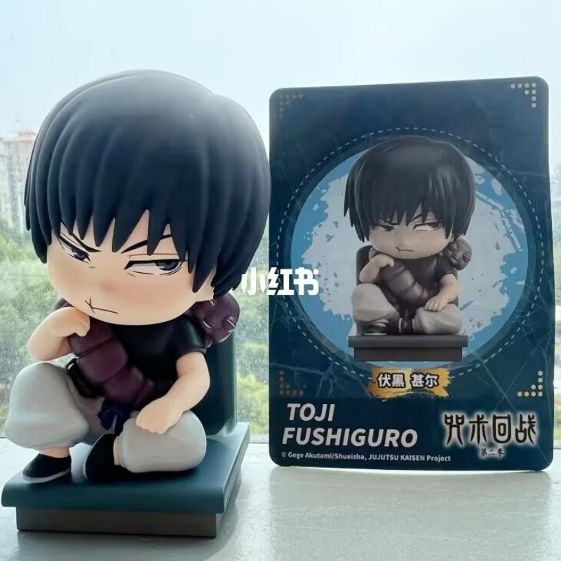 En Stock, Caja Sorpresa Original de Jujutsu Kaisen con Figuras de Gojo Satoru, Geto Suguru y Fushiguro Toji, Regalo de Anime