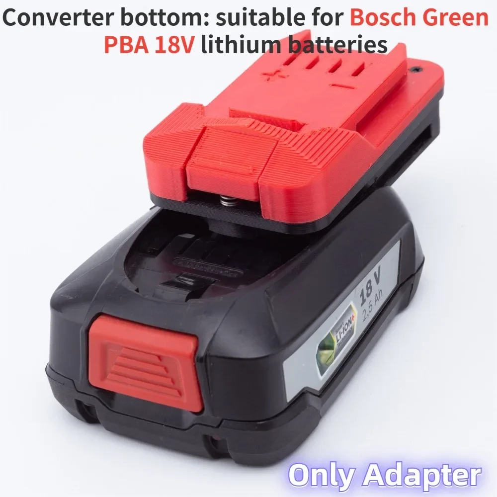 Adapter/Converter For Bosch Green PBA 18V Li-ion Battery TO Lidl Parkside X20V Cordless Electric Tools  accessory (Only Adapter)