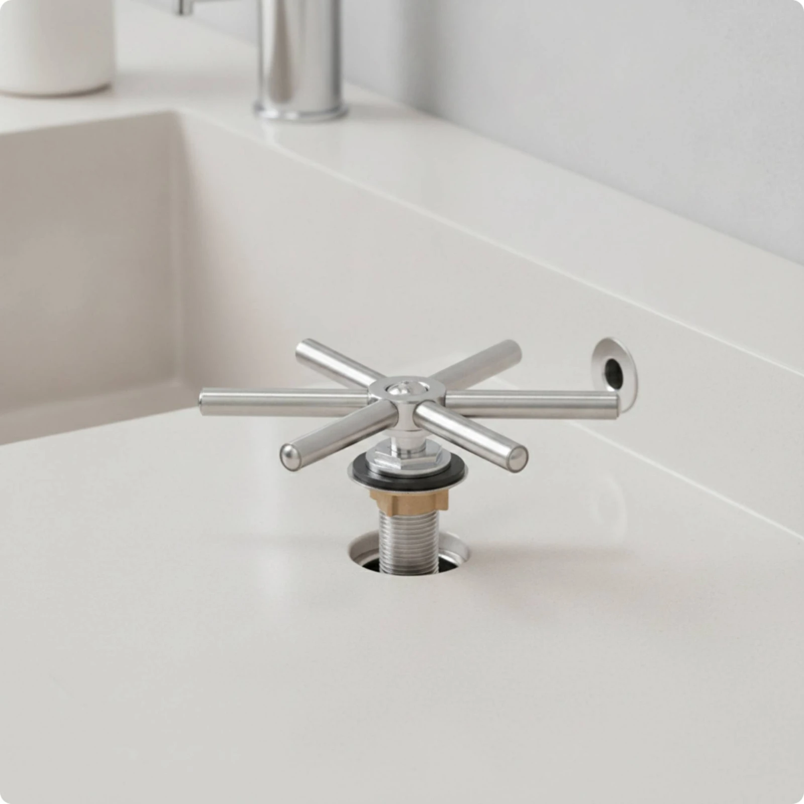 Cup Rinser with Six-Arm Spray Head Quick Sink Cup Rinser Kitchen Accessory Corrosion-Resistant Long-Lasting for Bartenders