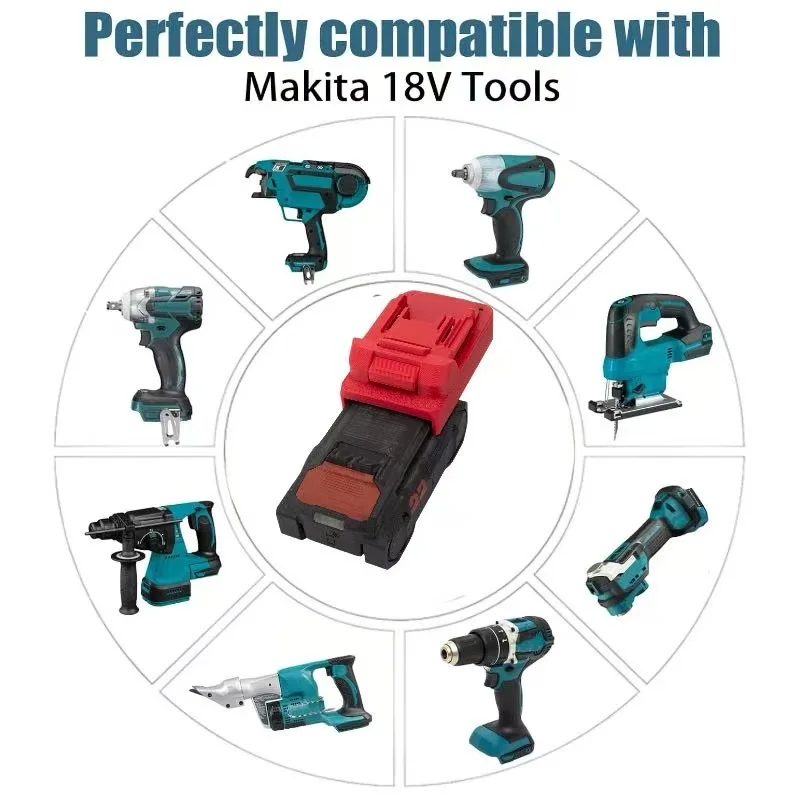 Adapter for Hilti 22V Nuron Batteries to for Makita 18V for Parkside for Hilti 22V Multi-tool Drill Bit Series Converter Tool
