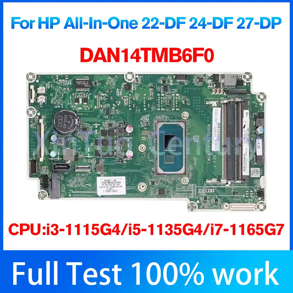 DAN14TMB6F0 For HP 22-DD 24-DF 27-DP AIO Motherboard With i3-1115G4 i5-1135G4 i7-1165G7 CPU DDR4 M05272-601 100% tested work