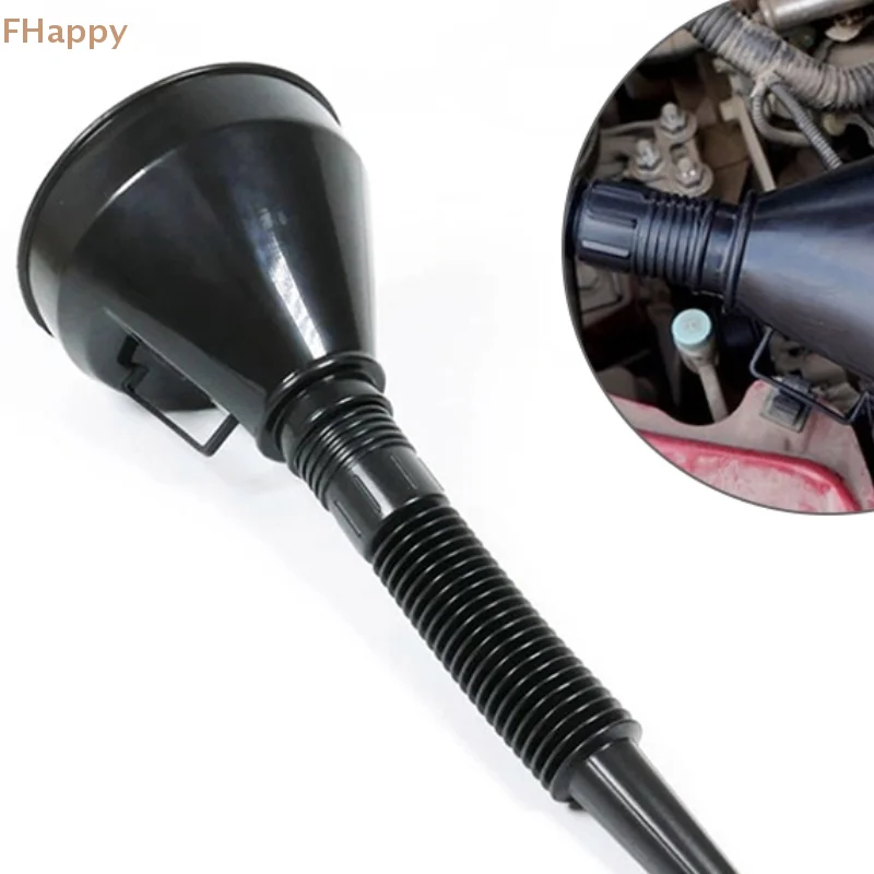 

2 in 1 Refueling Funnel With Strainer For Oil Water Fuel Petrol Can Spout Easy To Use