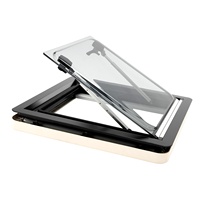 RV Caravan Hinged Window, Acrylic Glass, Sun Shade and Insect Screen