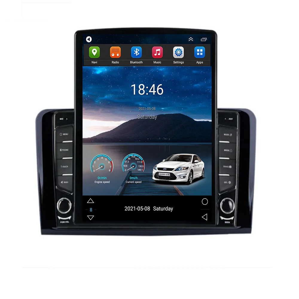 Android 14 Car Multimedia Player For Mercedes Benz ML GL W164 ML350 ML500 GL320 X164 ML280 GL350 GL450 Tesla GPS Navigation dvd