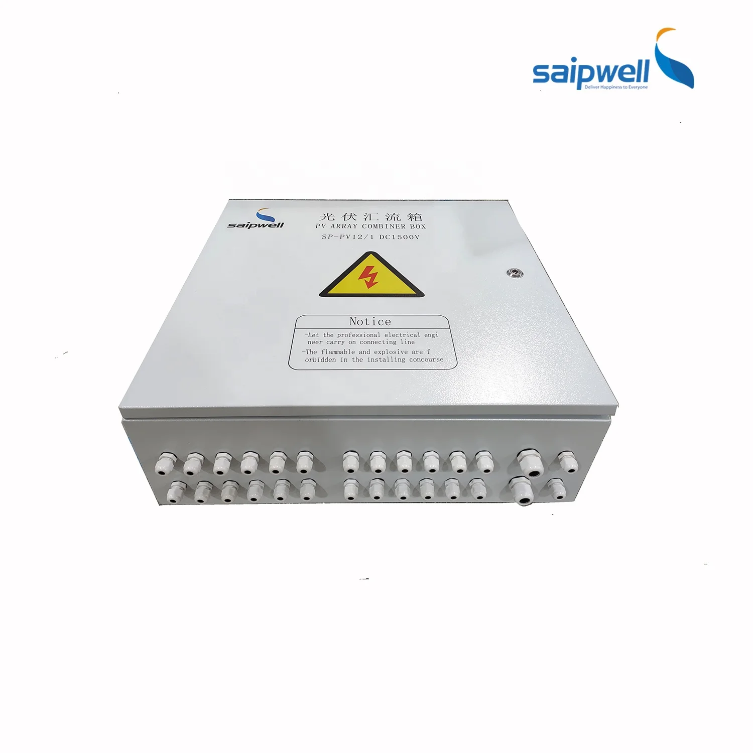 PV Junction Box SAIPWELL Customized SP- Metal Solar  Combiner Boxes For  Power System