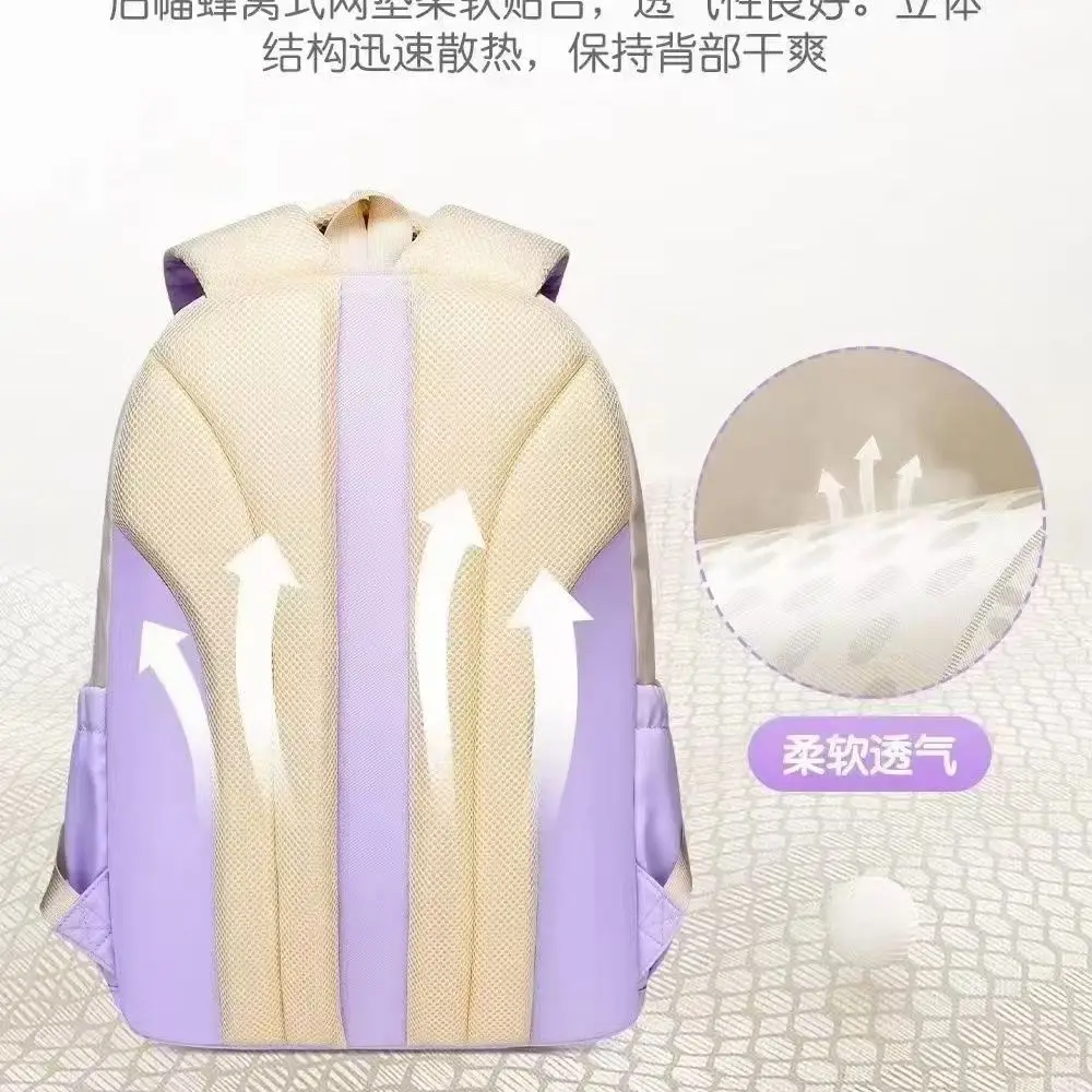 New Leisure School Bags For Boys Girls Orthopedic Backpack Primary Middle High School Student Bags Large Capacity Light Mochilas