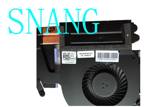 Imagem -03 - Usado para Dell Inspiron 17 7737 7746 Dissipador de Calor de Refrigeração do Portátil com Ventilador Cn0nhp25 0nhp25 Nhp25 100 Testado Navio Rápido