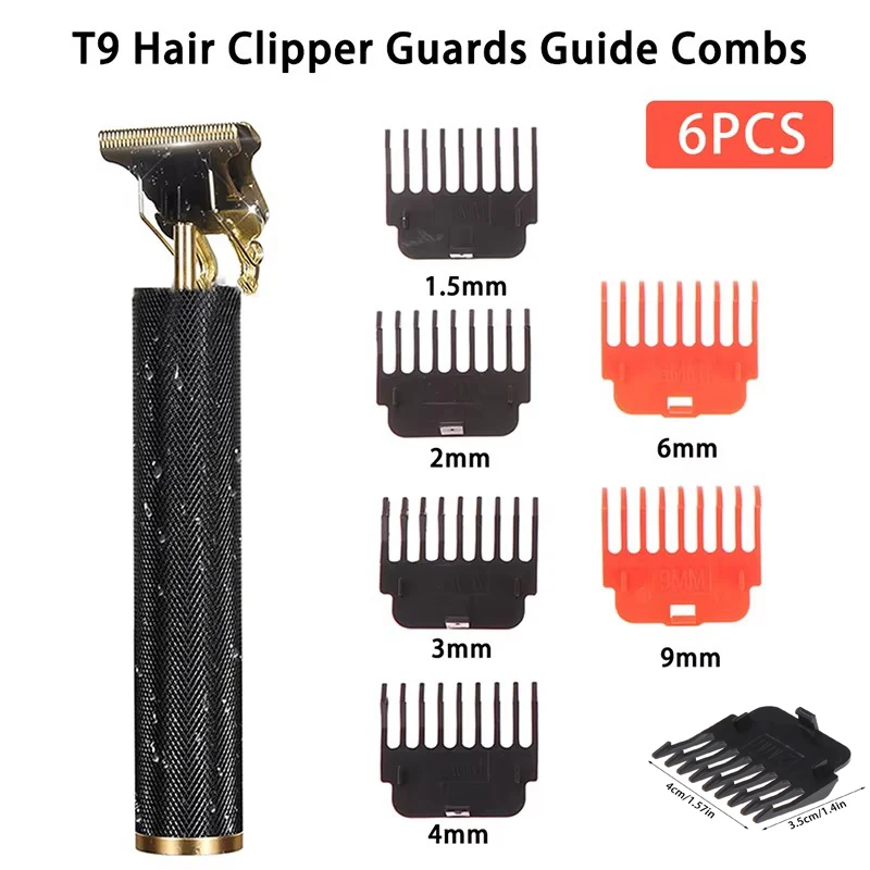 

2/4/6Pcs Hair Clipper Guide Combs 1.5/2/3/4/6/9mm Hair Trimmer Cutting Guards Hair Styling Tools