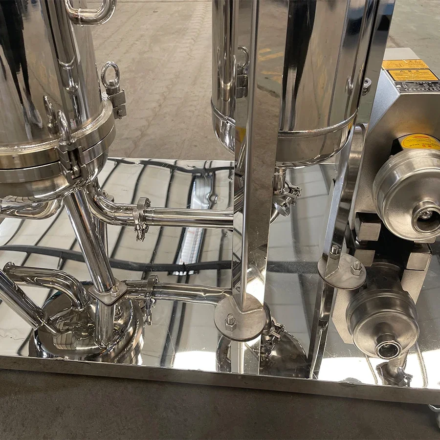 High Efficiency 0.5 Micron Petrochemical Papermaking Additive Single Bag Filter Cartridge Filtration System