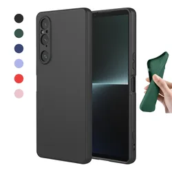 New Flexible Liquid Silicone Case For Sony Xperia 1 VI 10 V 5 Protective Cover Bumper Fundas Coque Capa Shell
