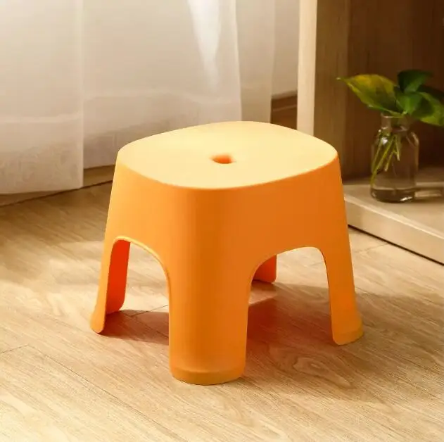 D45 Home Furniture Orange Color Adults Plastic Chair