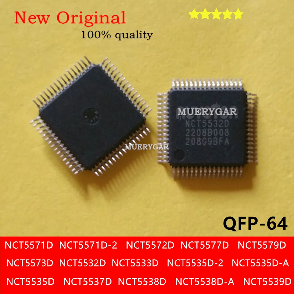 (5-100pieces/lot)100%New  NCT5532D   NCT5533D   NCT5535D   NCT5535D-A   NCT5535D-2   QFP-64   Free shipping Chip & IC