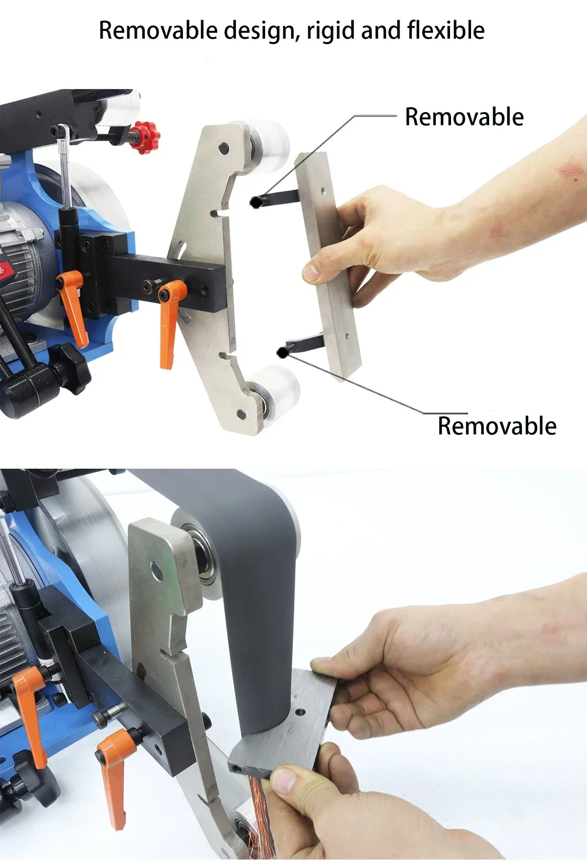 

Multifunctional electric knife sharpening grinding machine belt grinder sander for metal