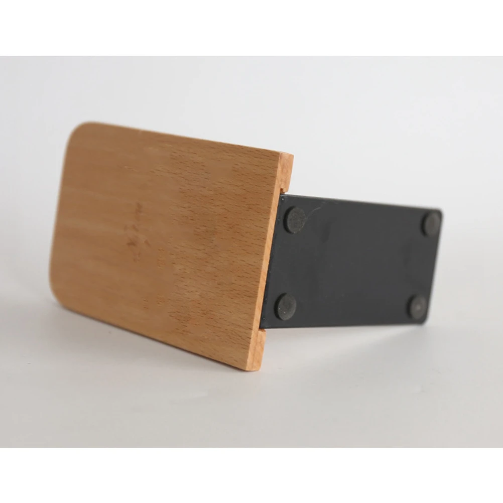 

2 pcs Wooden Bookends Heavy Beech Bookend For Shelves Home Office Library Nonskid Book Supports Files Magazines