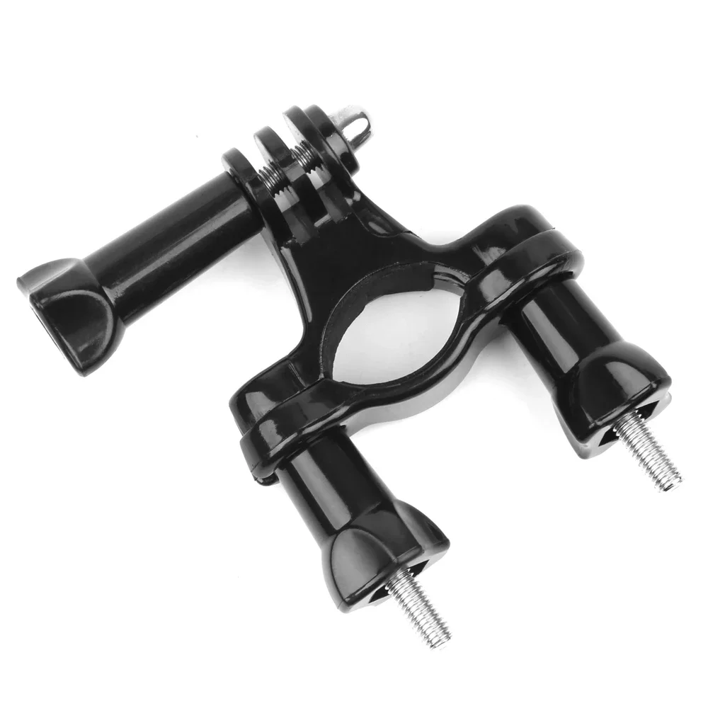 Uchwyt rowerowy na kierownicę do GoPro Zacisk sztycy do rowerów Metalowe śruby Regulowane ramię obrotowe do kamery sportowej Go Pro