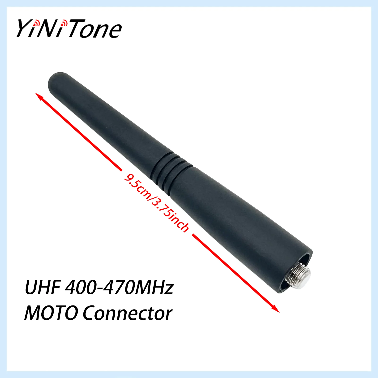 

10pcs 5pcs 2pcs 1pcs Compact 9cm Motorola UHF Antenna for GP338 GP3688 HT750, 400-470MHz Frequency, Minimalist Design