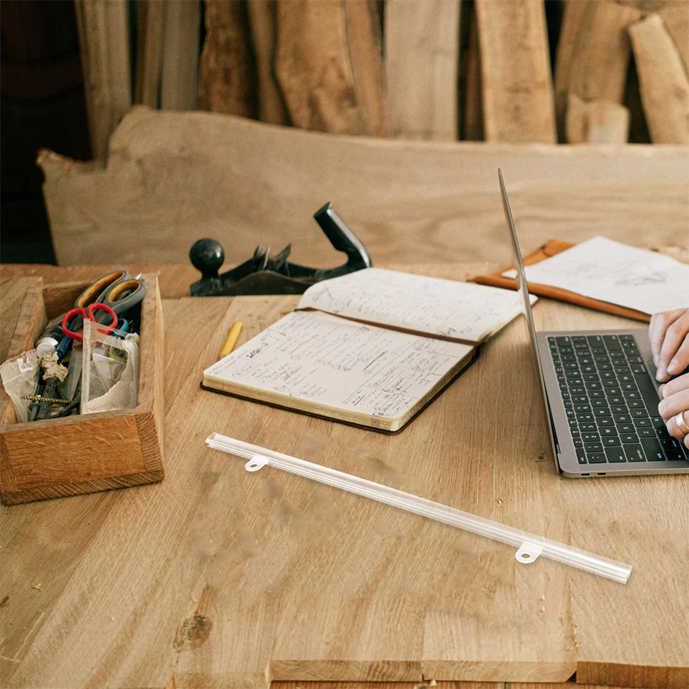 

8Pcs PVC Poster Hanger Rods Commercial Advertising Display Tools Easy Install for Mall Supermarket Plastic Poster Frame Mounting