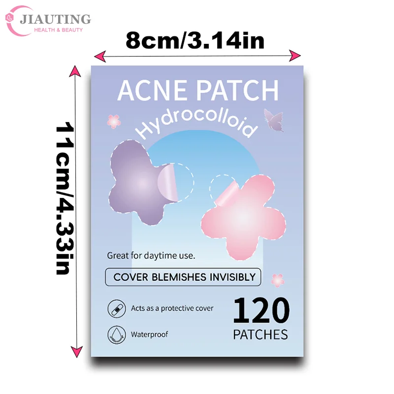 100/120PC Patch สิวดอกไม้สิว Patch สิวที่มองไม่เห็นกําจัดสิว Skin Care สติกเกอร์คอนซีลเลอร์ Face Spot เครื่องมือแต่งหน้าความงาม