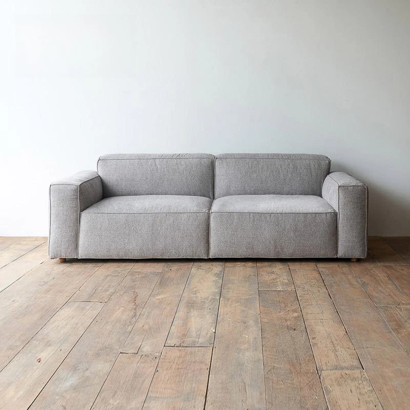 Nordic fabric sofa small apartment modern simple living room combination sofa three or four people Italian minimalist sofa