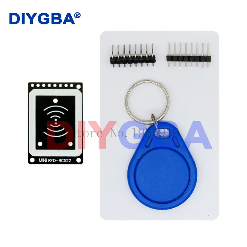 Модуль RFID RC522 Φ S50 13,56 МГц 6 см с бирками SPI запись и чтение для arduino uno 2560