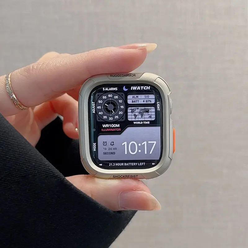 Weiche TPU-Hülle für Apple Watch 10 9 8 Gehäuse 46mm 42mm 45mm 41mm 44/40mm Ultra Schutz iWatch Series 7 SE 6 5 Stoßfänger Zubehör – Detail 6