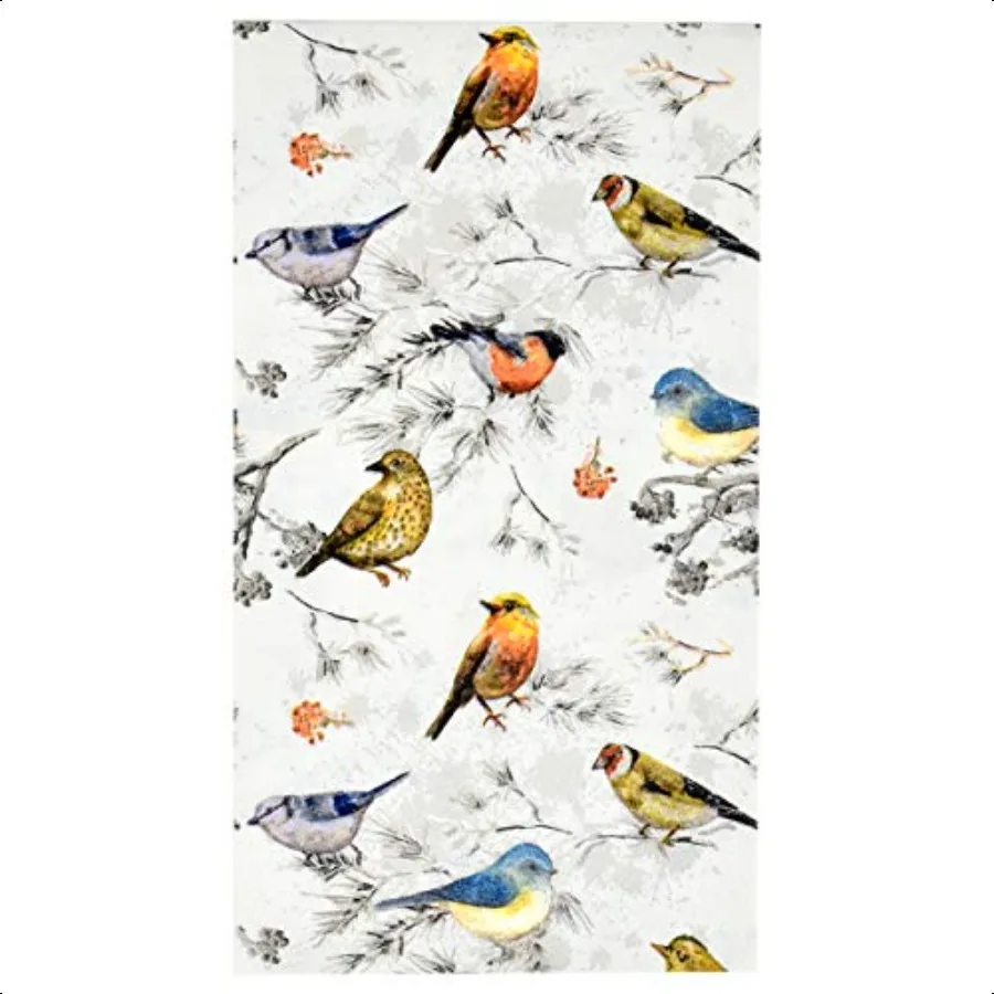 Bird Guest Napkins  Paper Towels with Colorful Birds for Spring Bathroom Baby Shower Birthday Tea Party Powder Room Decor