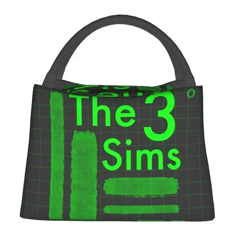 The Sims Plumbob Portable Lunch Boxes for Women Multifunction Video Game Thermal Cooler Food Insulated Lunch Bag