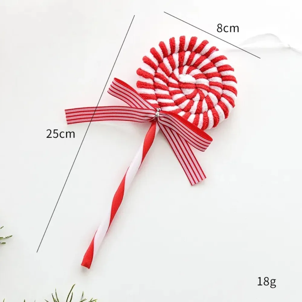 Nowe laski Świąteczne aksamitne wiszące cukierki Xms Ball Xmas Velvet Pendant New Year Shooting Prop Christmas Tree Decoration