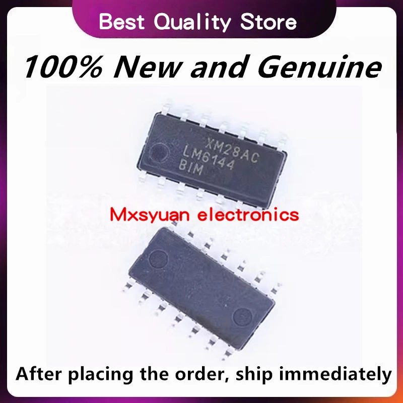 

50 шт./лот LM6144 LM6144BIM IC SOP14 100% новый оригинальный точечный запас