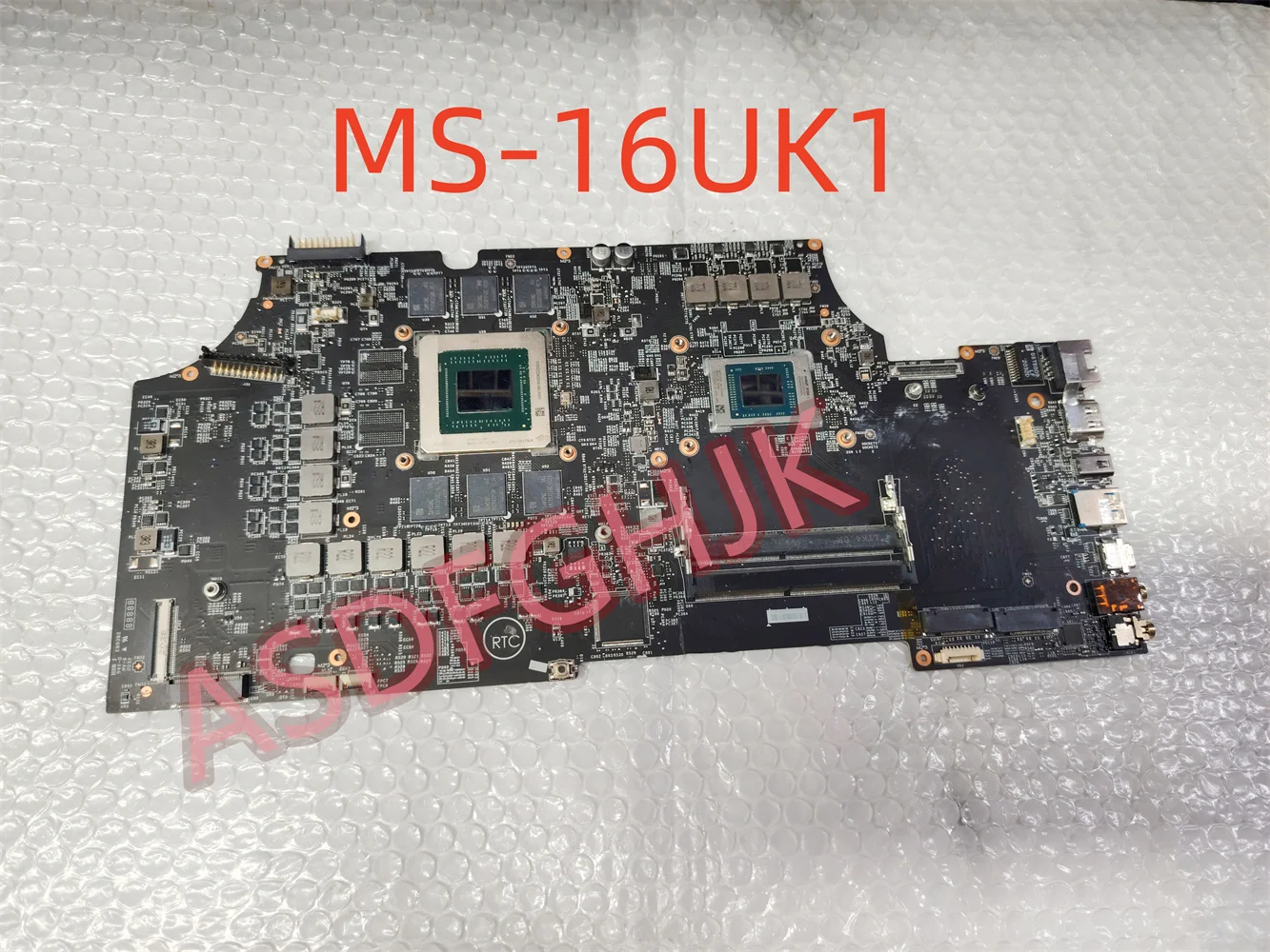 

MS-16UK1 MSI ALPHA 15 A4DEK Laptop Motherboard MS-16UK Mainboard With CPU R5-4600H 215-0917348 100% Working