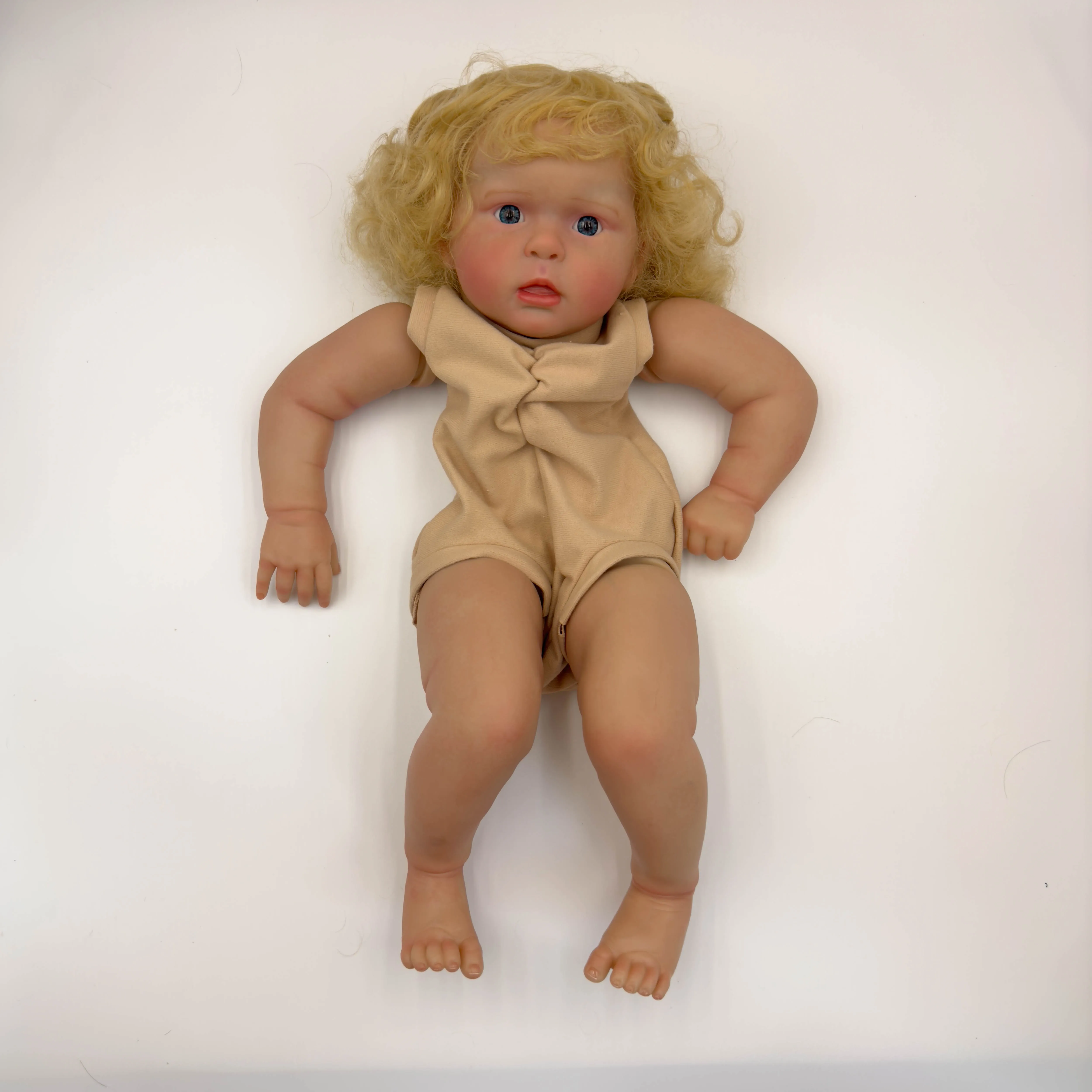 NPK 20inch Ward Finished Reborn Baby Doll Size Already Painted Lifelike Soft Touch Flexible finished Doll Parts