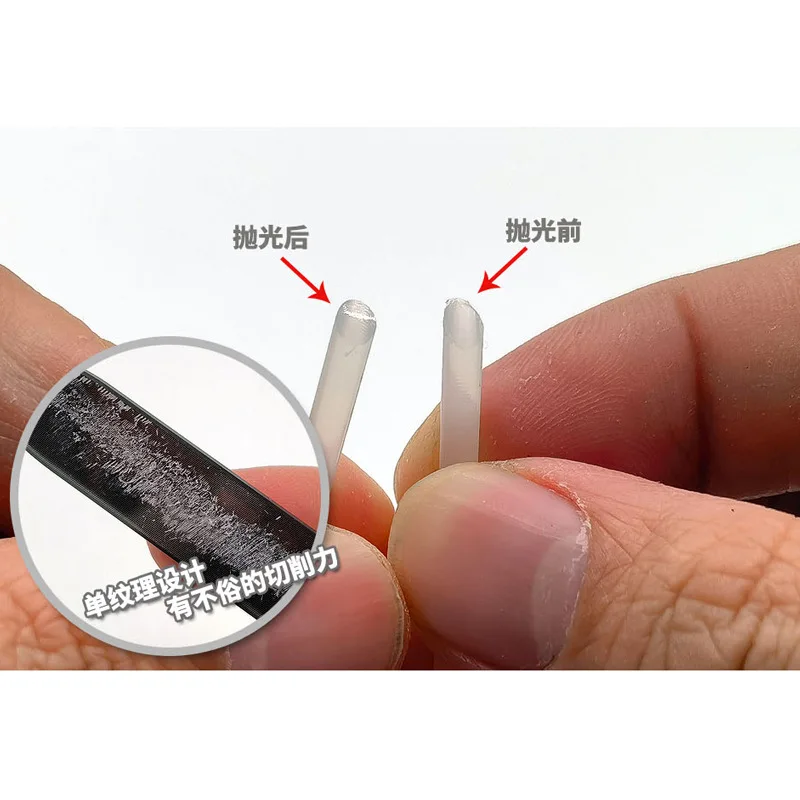 เครื่องมือโมเดล MS054 ตะไบแก้ว เครื่องมือเจียรและยื่นละเอียด TOO-80