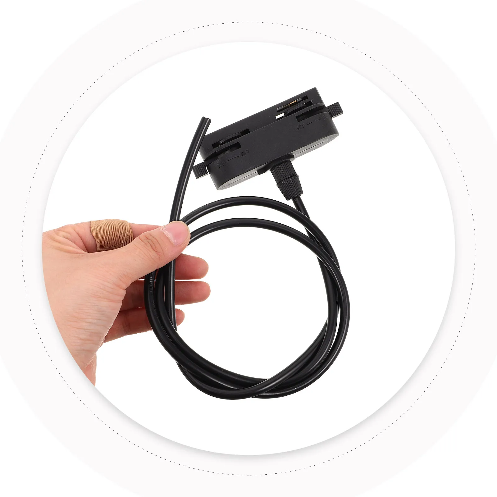 

База для светодиодного трекового светильника с двухлинейным коннектором для бесшовной интеграции в рельсовую систему, современный потолочный трековый светильник для кухни и витрин