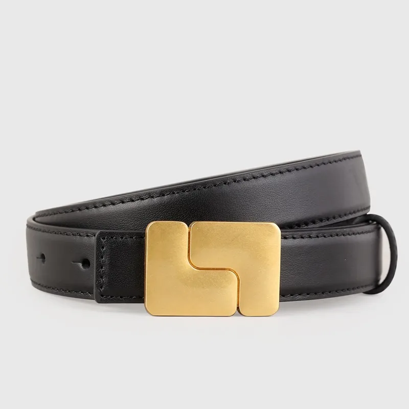 النساء الأسلوب الكوري الجلد الأصلي Cummerbunds فستان الإناث كورسيتات حزام الخصر مع ديكور قفل الذهب حزام ضيق