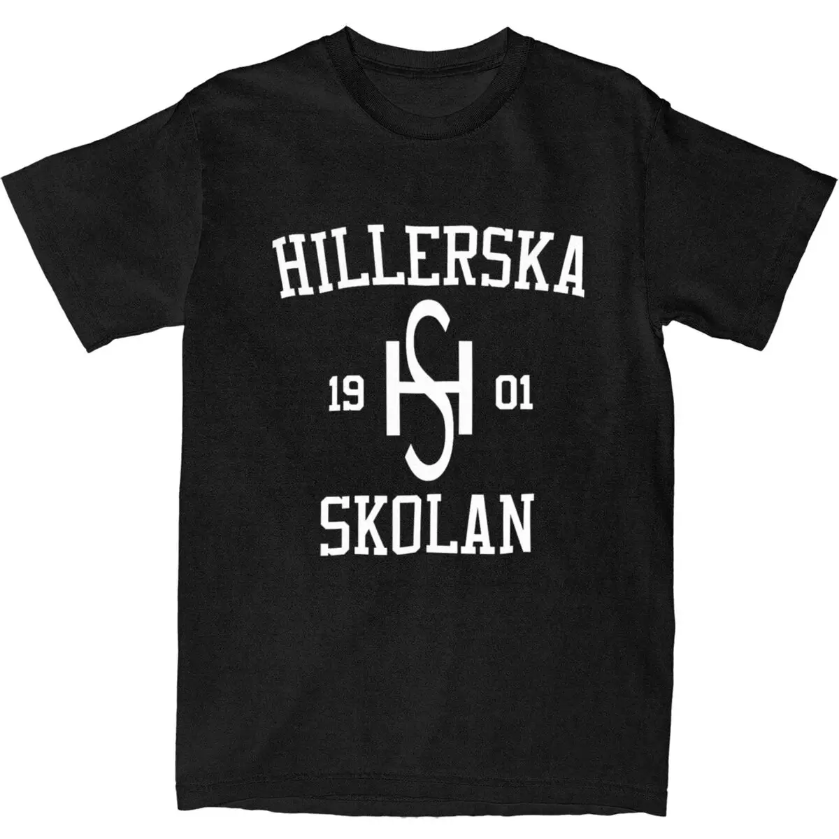 Men Hillerska Skolan T-Shirts Young Royals 100% Cotton Tees Summer Vintage Short Sleeve T-Shirt O Neck Cool Tshirt New Arrival