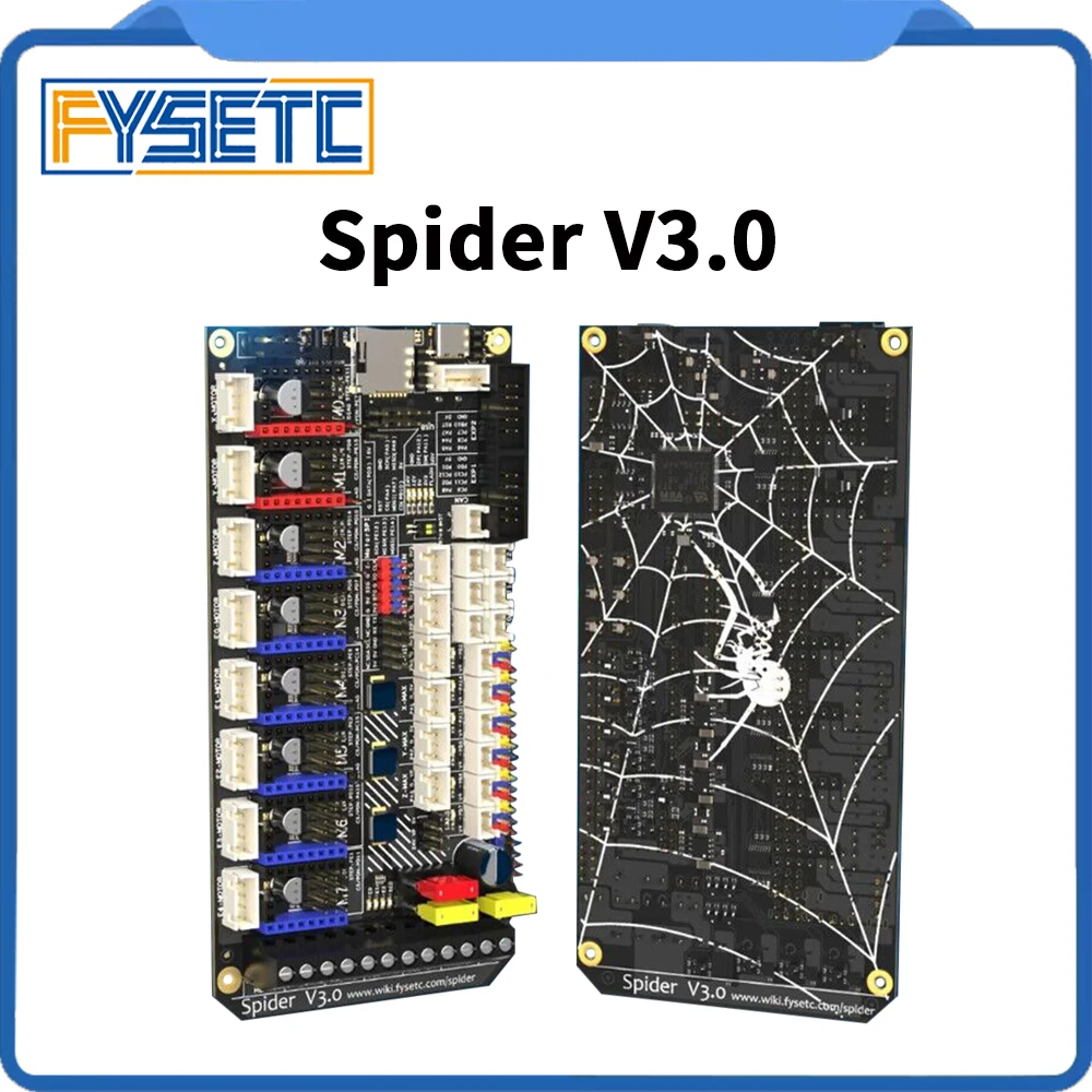 FYSETC Spider V3.0 32-bitowa płyta główna STM32F446 płyta sterująca z interfejsem CAN do drukarki 3D TMC2209 Voron 2.4 R2 Trident
