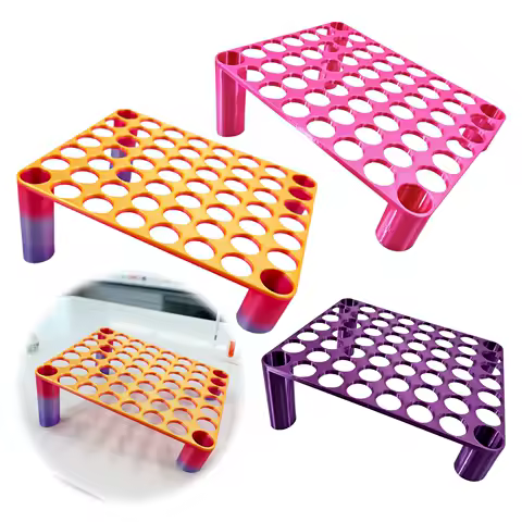 56 Grid Diamond Painting Can Rack Adjustable High &amp; Low Foot Storage Rack Diamond Art Can Organizer Diamond Painting Accessories