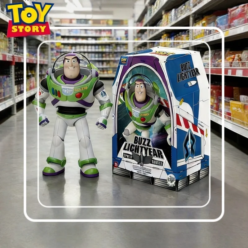 

In Stock Disney Toy Story Buzz Lightyear Action Figure 17 Joints Movable Collectible Assembled Model Toys Ornament Dream Gifts