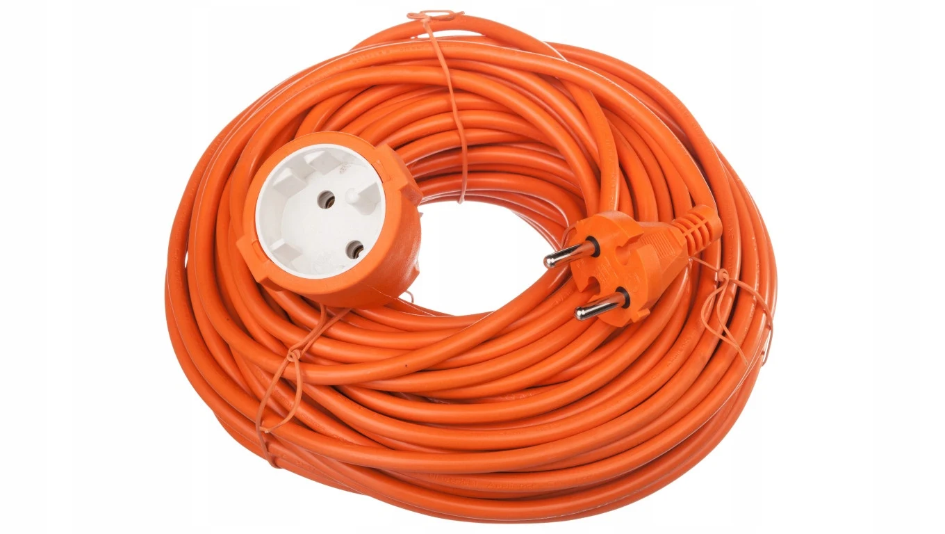 30m 2x1mm Tuinaansluiting voor bouw