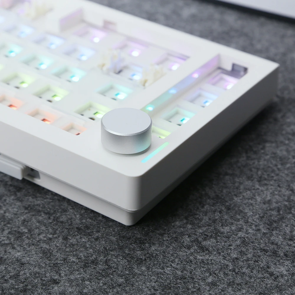 GMK70 Separates mechanisches Tastatur-Kit, 3 Modi, kabellose Bluetooth-ergonomische Tastatur, 68 Tasten, Hot-Swap-fähige Dichtungstastatur für PC